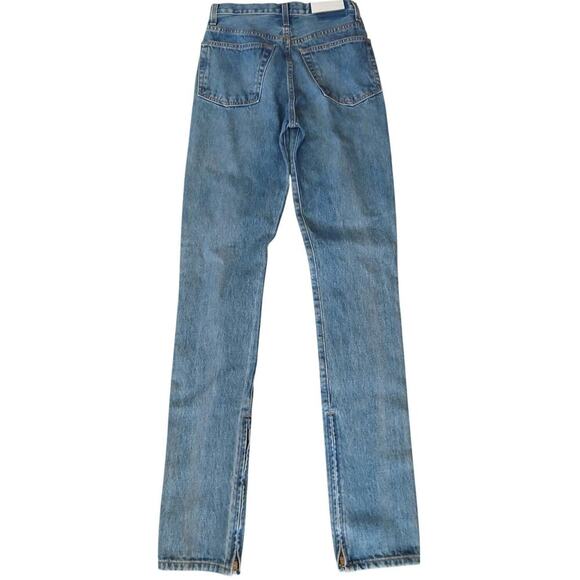 NEW! Re/Done Ultra High Rise Zip Stack Ankle‎ SZ 26 USA - Picture 3 of 9